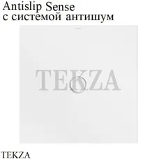 Bette BetteFloor Душевой поддон плоский 100х100, сталь 5941-000 AS, антишум, антислип Sense, белый глянец