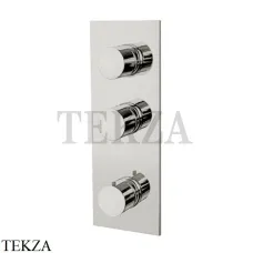 FIMA Carlo Frattini Spillo UP Термостат для душа 2 потока, внешняя часть F3869X2SN, Brushed nickel
