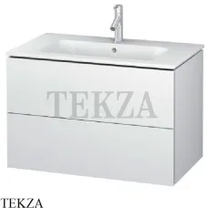 Duravit L-Cube Тумба под раковину с 2 выдвижными ящиками LC624102222, белый глянец