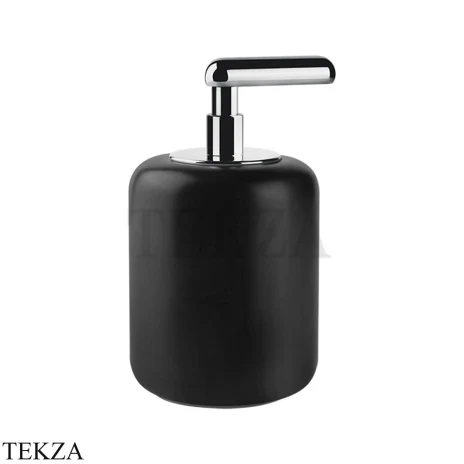 Gessi Goccia Дозатор для жидкого мыла, черная керамика 38038-031, хром глянец