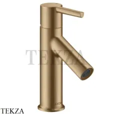 Axor Starck 80 Смеситель для раковины, с донным клапаном 10102140, Brushed Bronze
