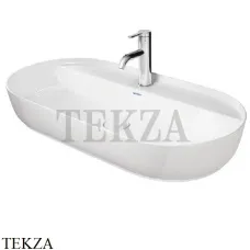 Duravit LUV Раковина накладная, без перелива, с отверстием 0380800000, белый глянец