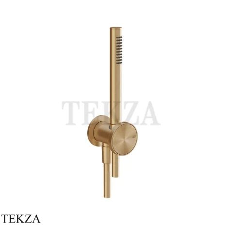 Gessi Origini WARM Душевой комплект с лейкой, шланг 1,50 м 66123-726, Warm Bronze Br