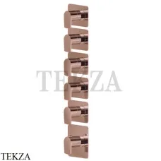 Newform HAKA Смеситель для душа, 5 потоков, внешняя часть 69873E.59.067, PVD Br. Copper Bronze