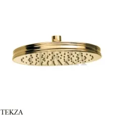 Bossini LIBERTY Верхняя душевая лейка 210 из латуни I00740.021, Золото глянец