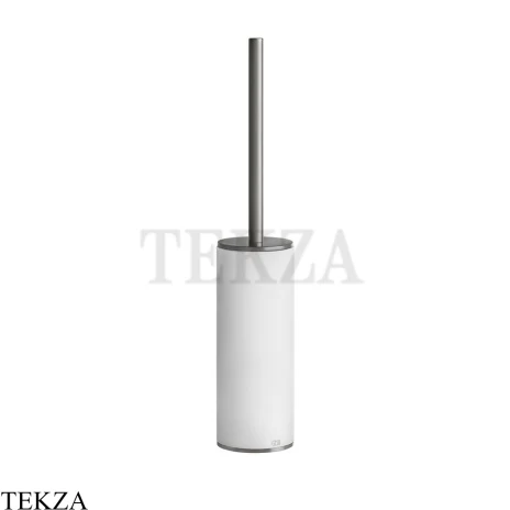 Gessi 316 ACCESSORIES Ёршик напольный, композит белый 54743-239, Steel Brushed