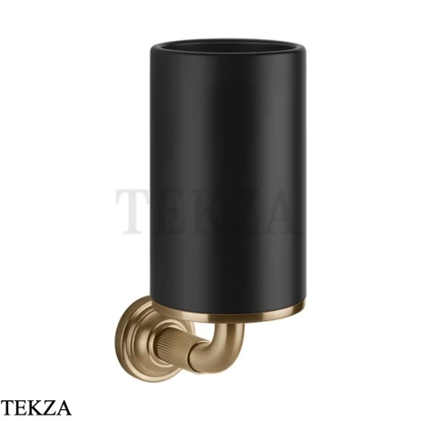 Gessi VENTI20 Стакан настенный черный 65408-726, Warm Steel Br. PVD