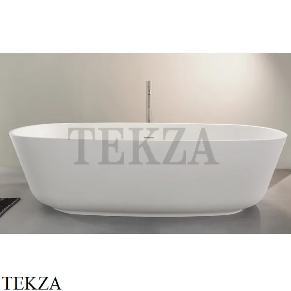 Antonio Lupi Baia Ванна отдельностоящая из Cristalplant, белый матовый