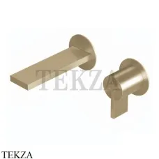 Ritmonio Dot316 Смеситель для раковины, внешняя часть PR50AL201 ICX, Champagne Stainless Steel