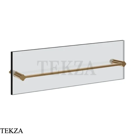 Gessi Ludovica Полотенцедержатель для крепления на стекло, 60 см 76515-791, бронза Deep