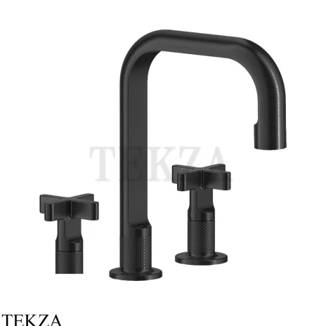 Gessi INCISO+ Смеситель для раковины, 3 отверстия, средний, без гарнитура 58114-187, Aged Bronze