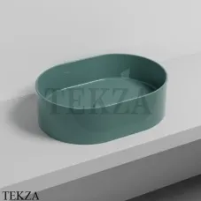 Cielo Theo Oval Раковина накладная, овал, без перелива THLAO SM, Smeraldo