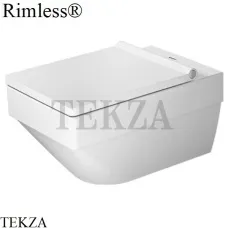 Duravit Vero AIR Унитаз подвесной, без ободка 2525090000, сиденье микролифт SoftClose, белый глянец