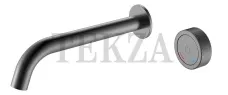 Boheme Tech Смеситель автоматический для раковины из стены на 2 отв. TECH 158/2-GM Gun Metal Boheme Tech Смеситель автоматический для раковины из стены на 2 отв. TECH 158/2-GM Gun Metal