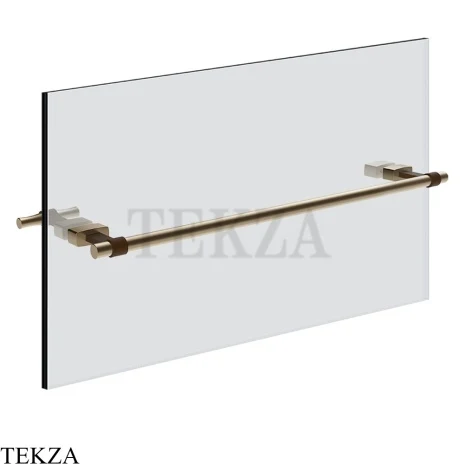 Gessi Jacqueline Полотенцедержатель для крепления на стекло, 45 см 77513-149, нерж. сталь Brush / никель Brushed