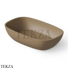 Dea Design Washbasins Раковина настольная скругленная Solid Surface DD9079 600 2, Light Camel №2