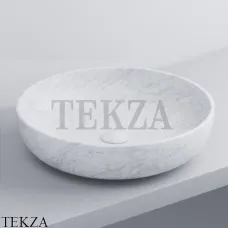 Cielo SHUI Раковина круглая накладная, без перелива SHBA45 CS, Carrara statuario