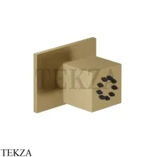 Gessi Rettangolo shower Душевая форсунка поворотная 20172-726, Warm Bronze Br. PVD