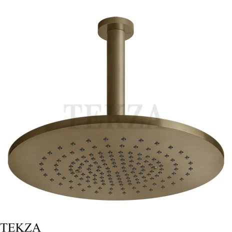 Gessi 316 SHOWER Верхняя душевая лейка с потолочным креплением 54152-791, Deep Bronze Brushed PVD