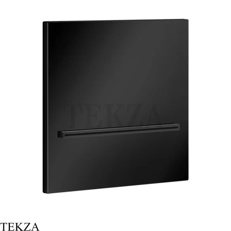 Gessi CASCATA Каскадный излив настенный плоский 20295-706, black хром глянец