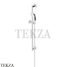 Zucchetti Bellagio Штанга с ручным душем и держателем Z93126, хром глянец