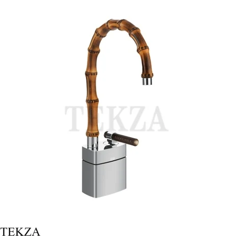Gessi Jacqueline Смеситель для раковины низкий, без донного клапана 77227-031, хром глянец