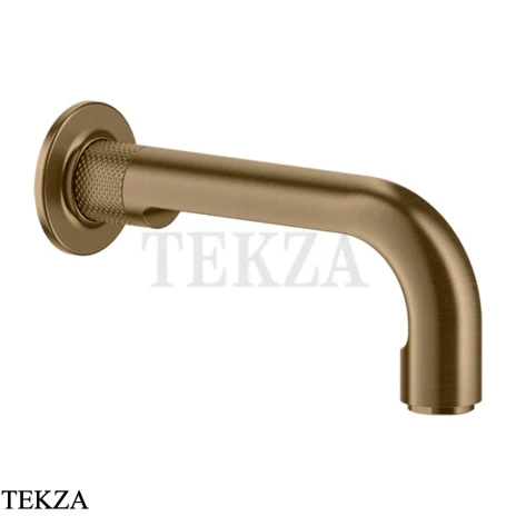 Gessi INCISO Излив для ванны настенный 190 см 58103-791, Deep Bronze Br. PVD