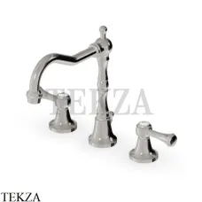 Zucchetti Agora Classic Смеситель для раковины с донным клапаном ZAL405.C8, nickel глянец