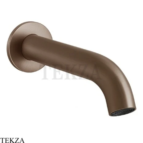 Gessi 316 BATH Излив для ванны настенный 54008-708, Copper Brushed PVD