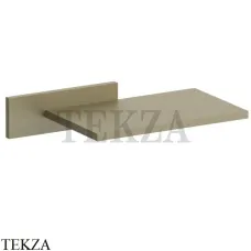 Fantini Venezia Излив встраиваемый для ванны, правый, внешняя часть, 31P65041B, Matt British Gold