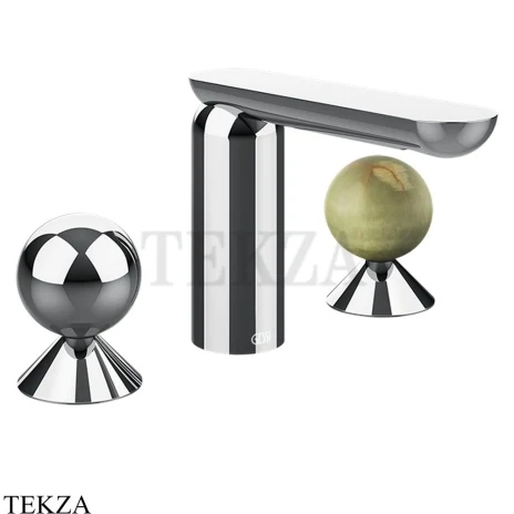 Gessi Perle Смеситель для раковины на 3 отв., без гарнитура 74055-031, хром глянец