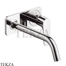 Axor Citterio M Смеситель для раковины однорычажный с панелью, внешняя часть 34115000, хром глянец