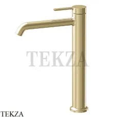 FIMA Carlo Frattini SNAP Смеситель для раковины высокий, без гарнитура F3111/HHS.1, Brushed Champagne