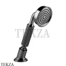 Gessi VENTI20 Душевой комплект на борт ванны 65127-707, Black Metal Brushed