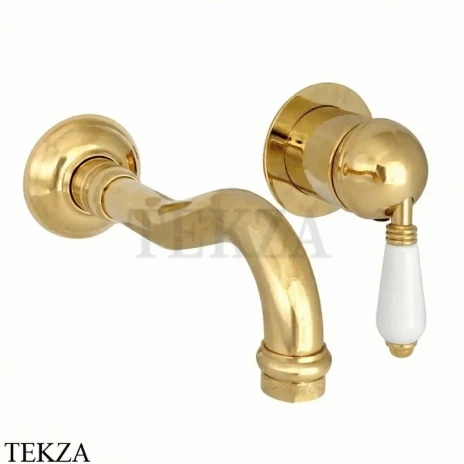 Nicolazzi Cinquanta Смеситель для раковины, внешняя часть P.Mont Blanc, 3478EXTGO76, золото глянец Gold 24k