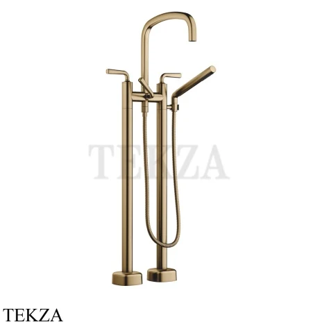 Dornbracht COYA Смеситель для ванны напольный, внешняя часть 25943414-39, Dark Brass сатинированный (PVD)