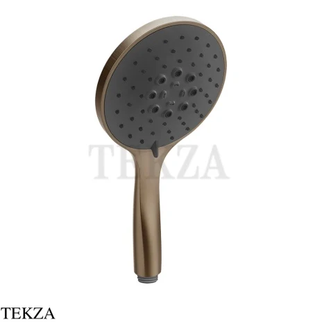 Gessi Shower Душевая лейка 3-х позиционная с черным диском 14378-761, Coffee Bronze Brushed PVD