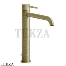 Gessi 316 MECCANICA Смеситель для раковины, с донным клапаном 54203-727, Brushed Brass