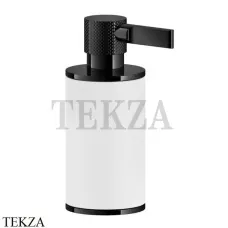 Gessi INCISO accessories Дозатор для жидкого мыла или лосьона, белый 58537-706, Black Metal PVD