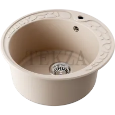 Omoikiri Tovada 51 Кухонная мойка Artgranit круглая 4993412 бежевый