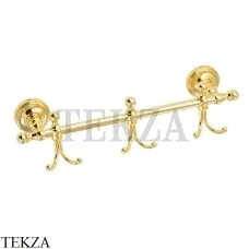 Migliore Mirella Планка с 3-мя двойными крючками 24914, золото глянец