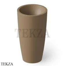 Dea Design Pedestal Basin Раковина напольная круглая Solid Surface DD2010 500 2, Light Camel №2