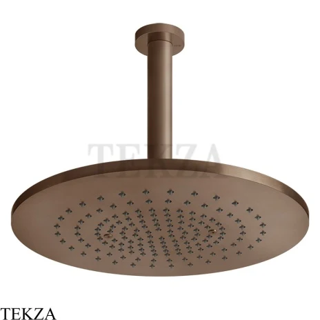 Gessi 316 SHOWER Верхняя душевая лейка с потолочным креплением 54152-708, Copper Brushed PVD