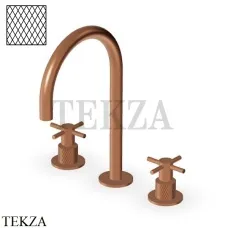 Zucchetti Helm Diagonal Смеситель для раковины, без донного клапана ZHM516.XP91G3, brushed copper PVD