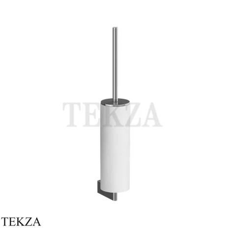 Gessi Origini Туалетный ершик настенный, белый 66419-031, хром глянец
