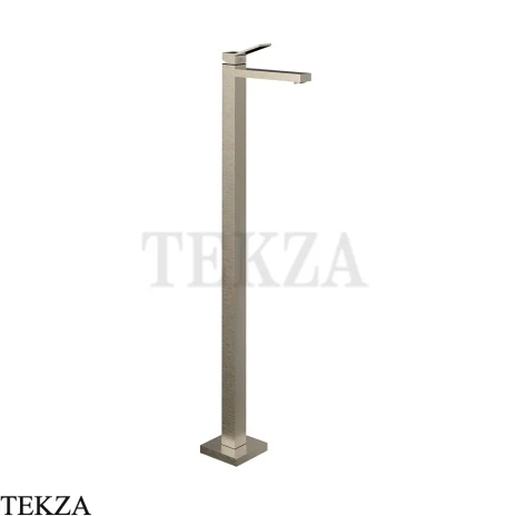 Gessi RETTANGOLO K Смеситель для раковины напольный, внешняя часть 53095-149, Finox Brushed Nickel