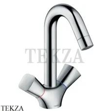 Hansgrohe Logis Смеситель для раковины, без сливного гарнитура 71221000, хром глянец Hansgrohe Logis Смеситель для раковины, без сливного гарнитура 71221000, хром глянец