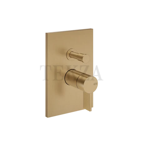 Gessi Inverso RIGATO Смеситель для душа, 2 потока, внешняя часть 73579-726, Warm Bronze Br. PVD