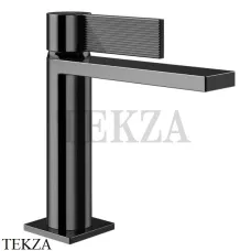 Gessi Inverso RIGATO Смеситель для раковины, без гарнитура 73502-706, Black Metal PVD