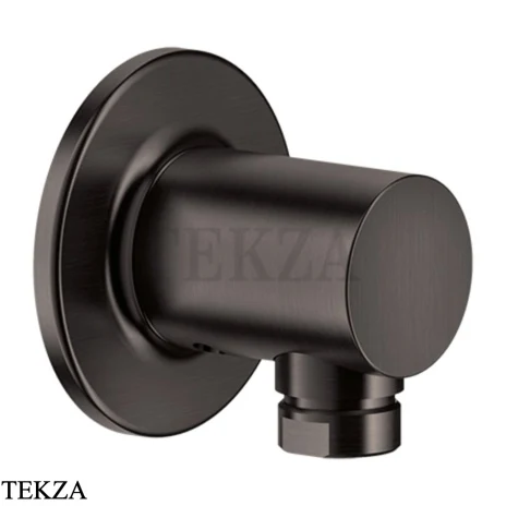 Gessi INCISO SHOWER Вывод воды для душевой лейки 58169-707, Black Metal Brushed PVD